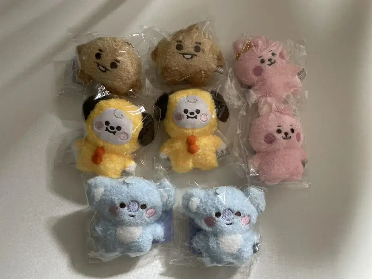 방탄 일본 bt21 마스코트키체인